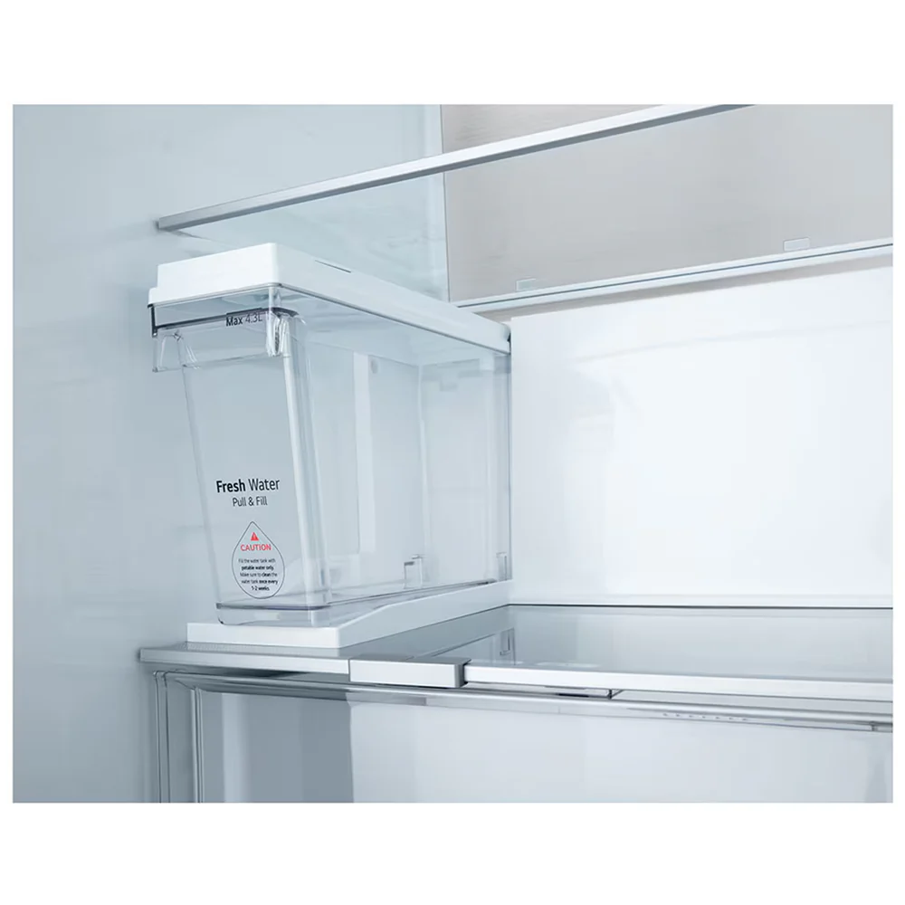 LG GSXE91EVAD 628L InstaView Non-Plumbed Frost Free American Fridge Freezer Essence Black Steel - Image 12