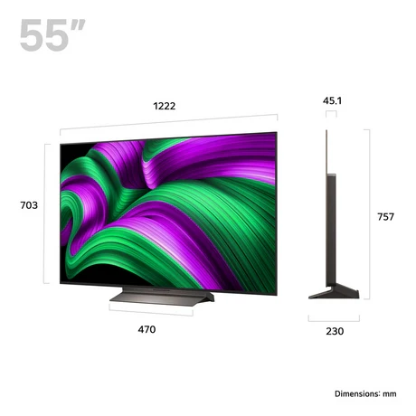 LG OLED55C56LB 55 Inch OLED evo AI C5 4K Ultra HD HDR Smart TV - Image 9