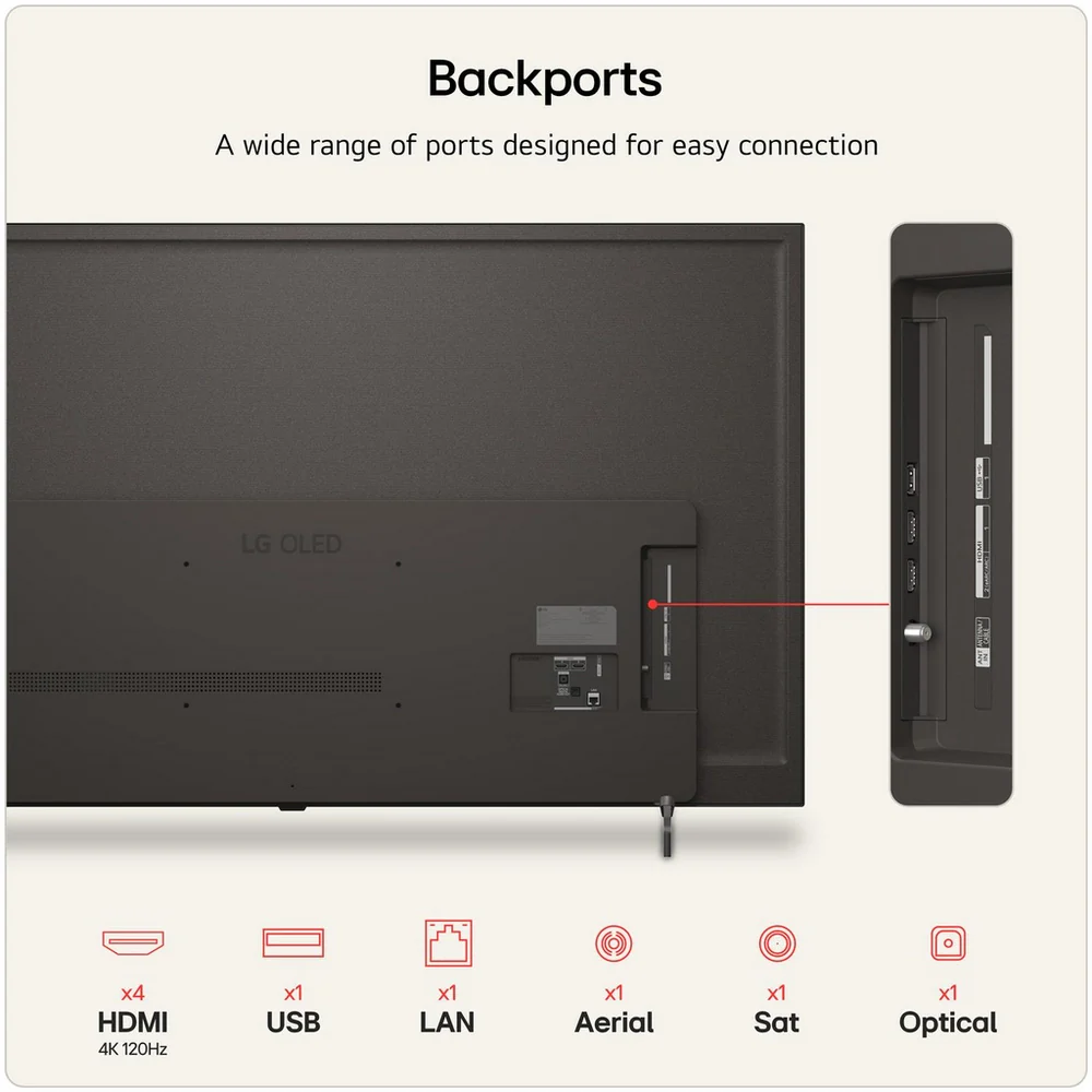 LG OLED65B6ELC 65 Inch OLED AI B6 4K Ultra HD HDR Smart TV 2026 - Image 2