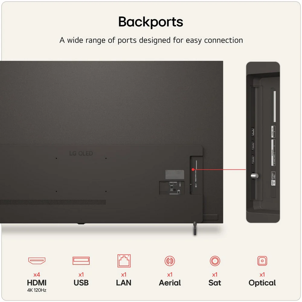 LG OLED77B6ELC 77 Inch OLED AI B6 4K Ultra HD HDR Smart TV 2026 - Image 4