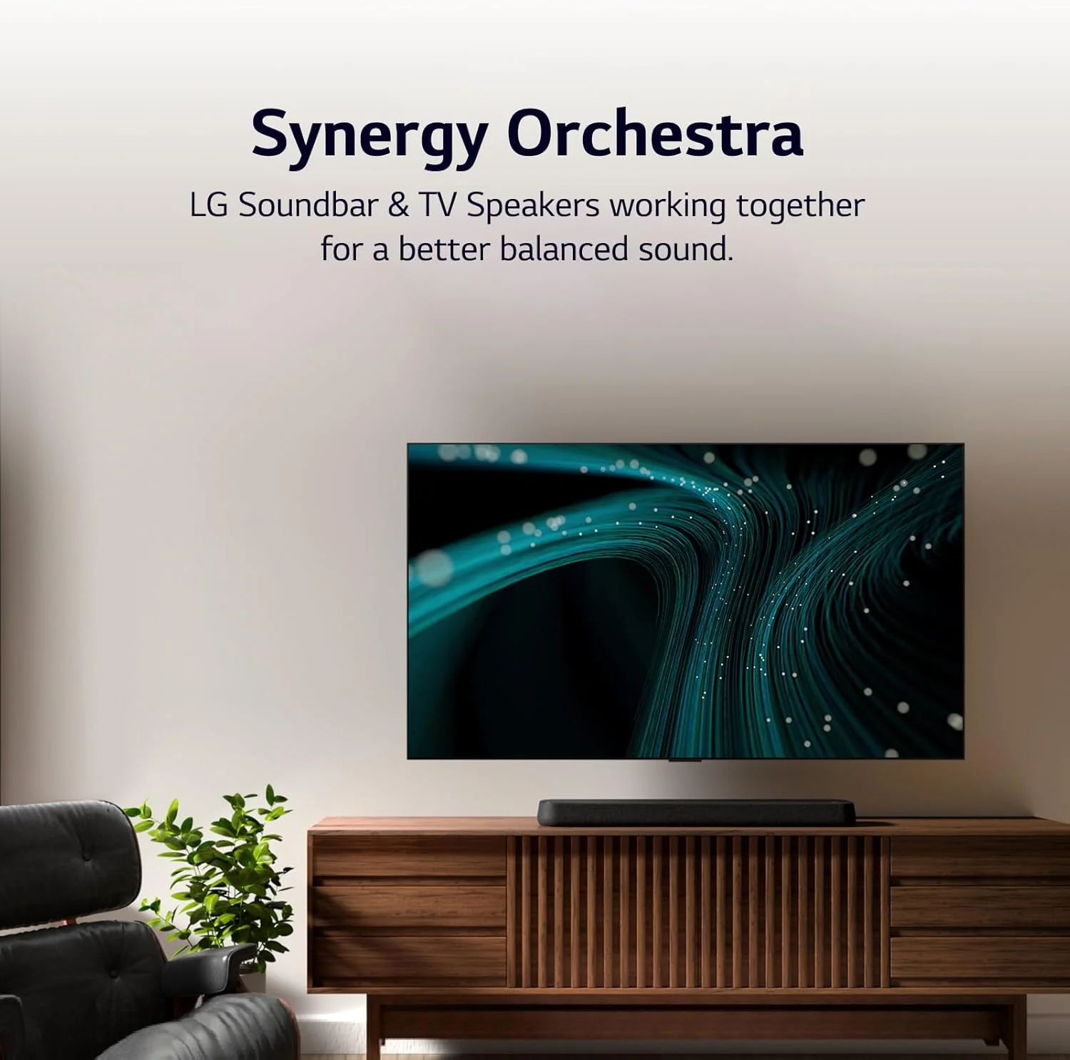 LG USE6S 3.0ch Bluetooth WiFi All In One Soundbar with High Resolution Audio Dolby Atmos and DTS:X Black - Image 9