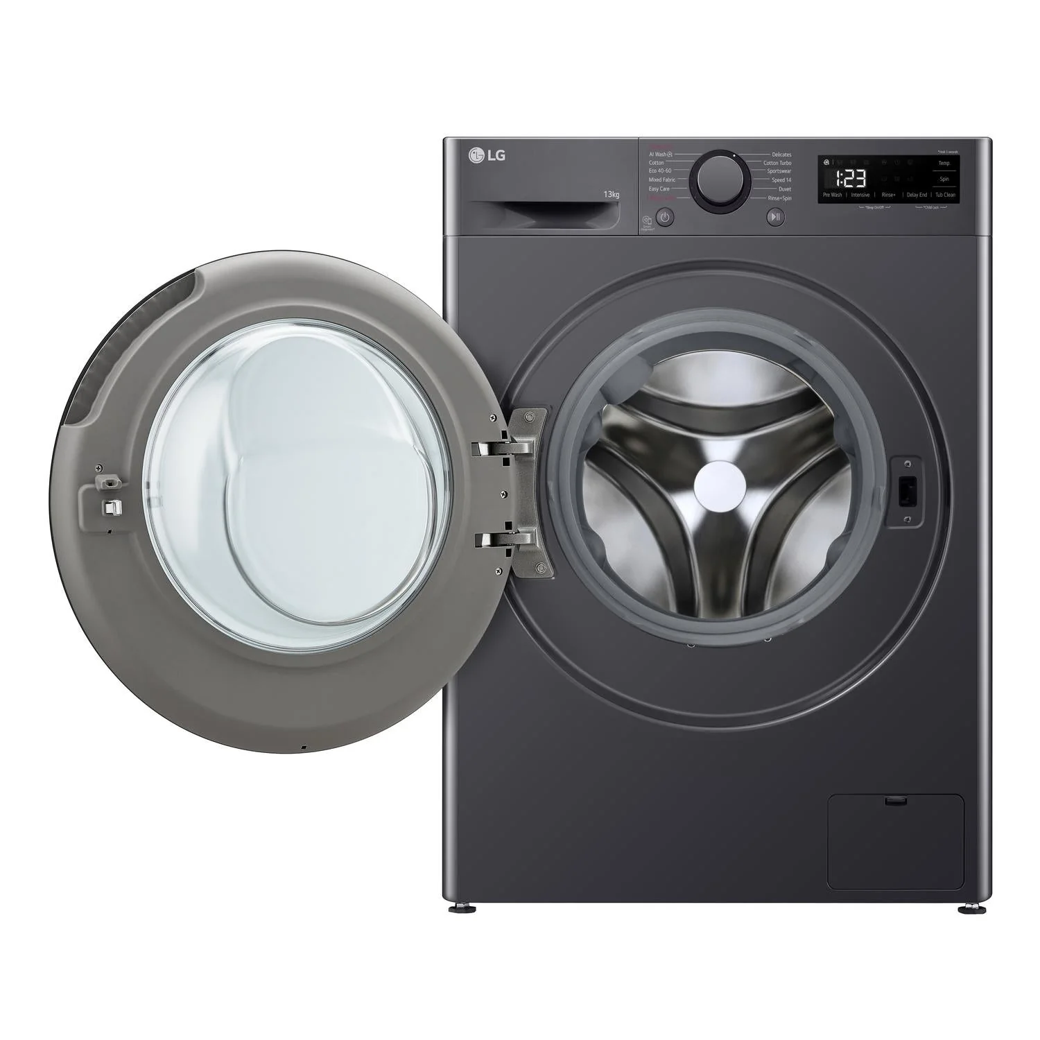 LG Y500 F4Y513GBLN1 13kg 1400 Spin AI Direct Drive Washing Machine Slate Grey - A Rated - Image 2