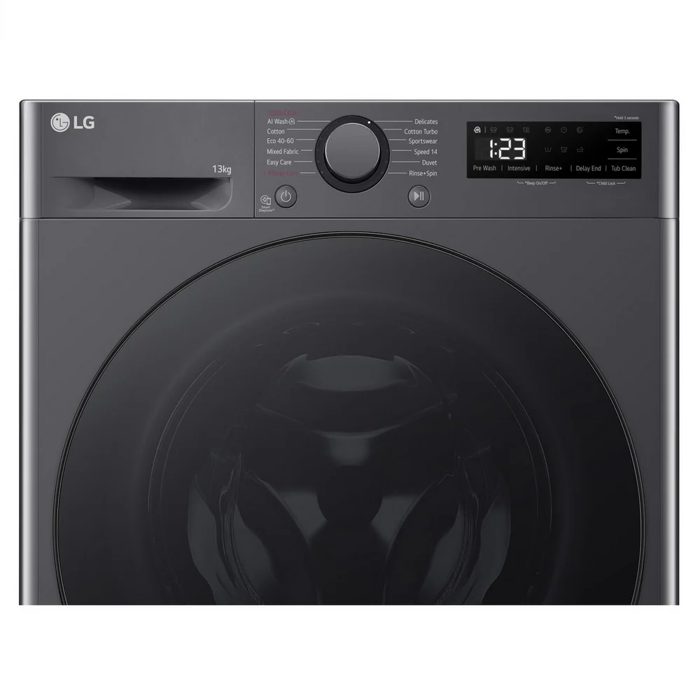 LG Y500 F4Y513GBLN1 13kg 1400 Spin AI Direct Drive Washing Machine Slate Grey - A Rated - Image 3