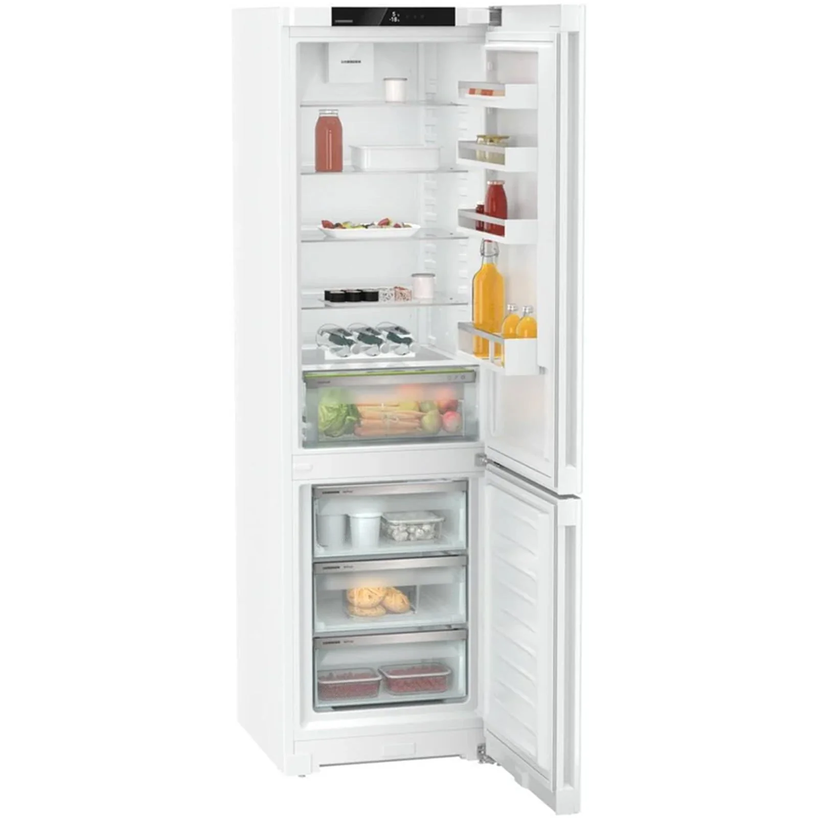 Liebherr CND5703 60cm 369L No Frost Fridge Freezer White - Image 4