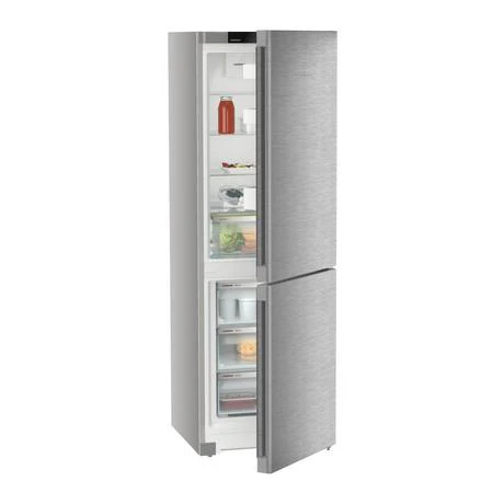 Liebherr CNsdc 5203 Pure No Frost Fridge Freezer Silver Steel - Image 3