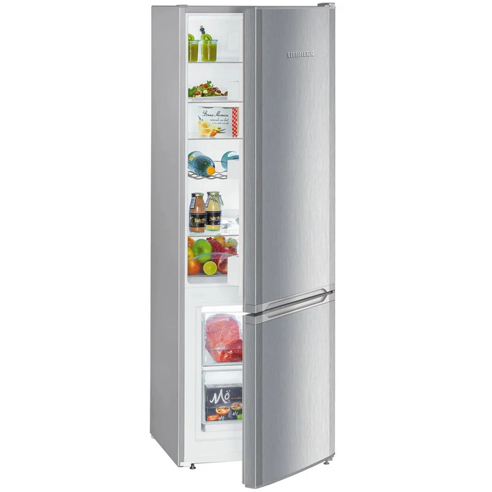 Liebherr CUELE2831 55cm 265L Smart Frost Freestanding Fridge Freezer Silver - Image 4