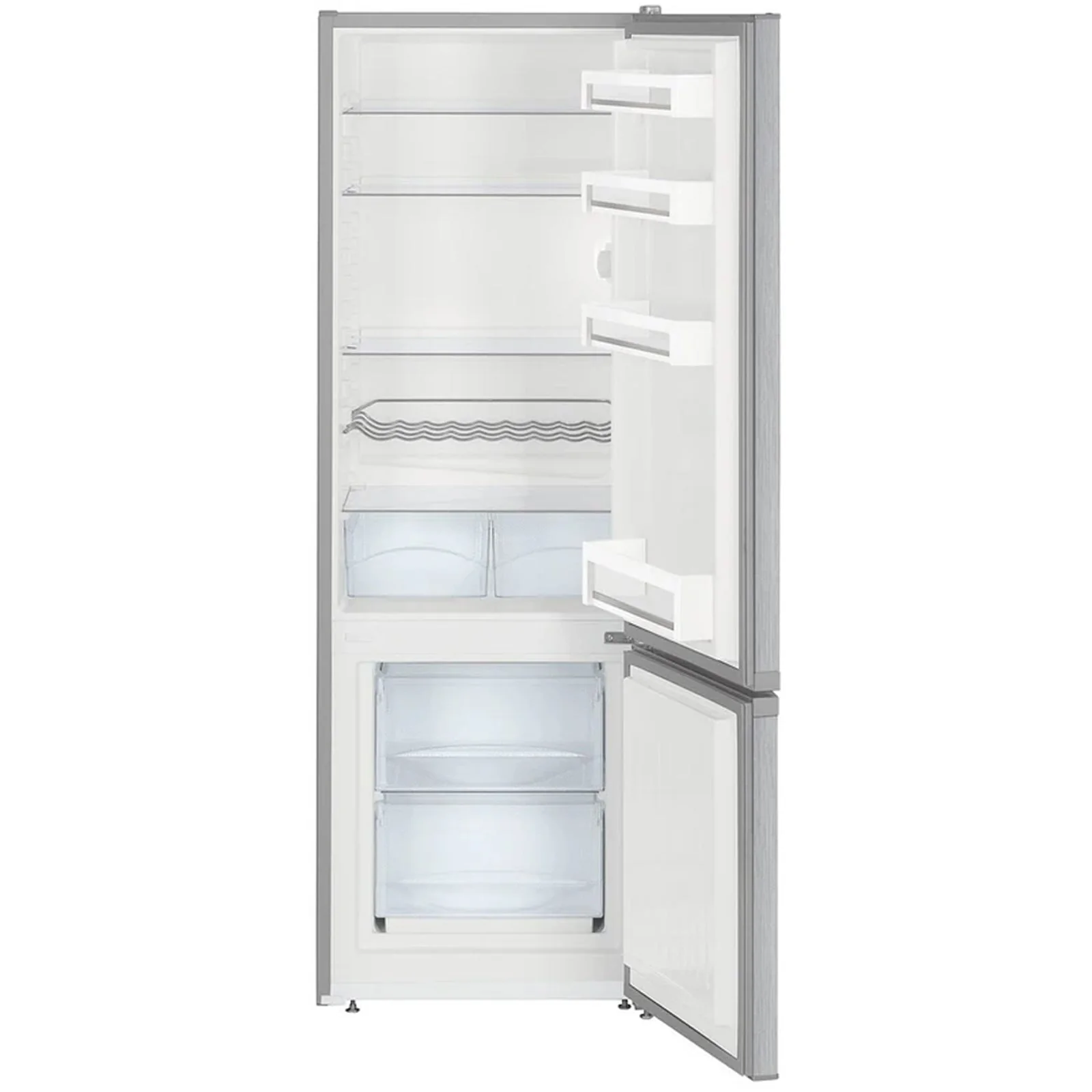 Liebherr CUELE2831 55cm 265L Smart Frost Freestanding Fridge Freezer Silver - Image 5