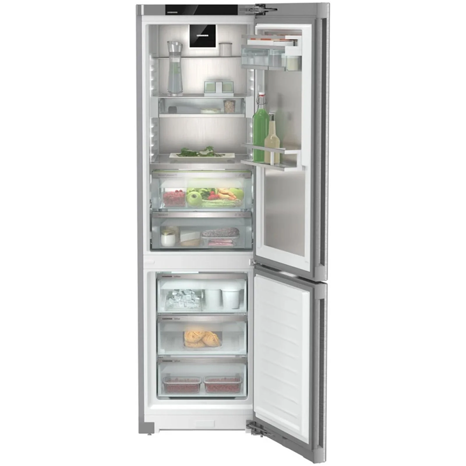 Liebherr Peak CBNSTB579I 60cm BioFresh No Frost Fridge Freezer Stainless Steel - Image 2