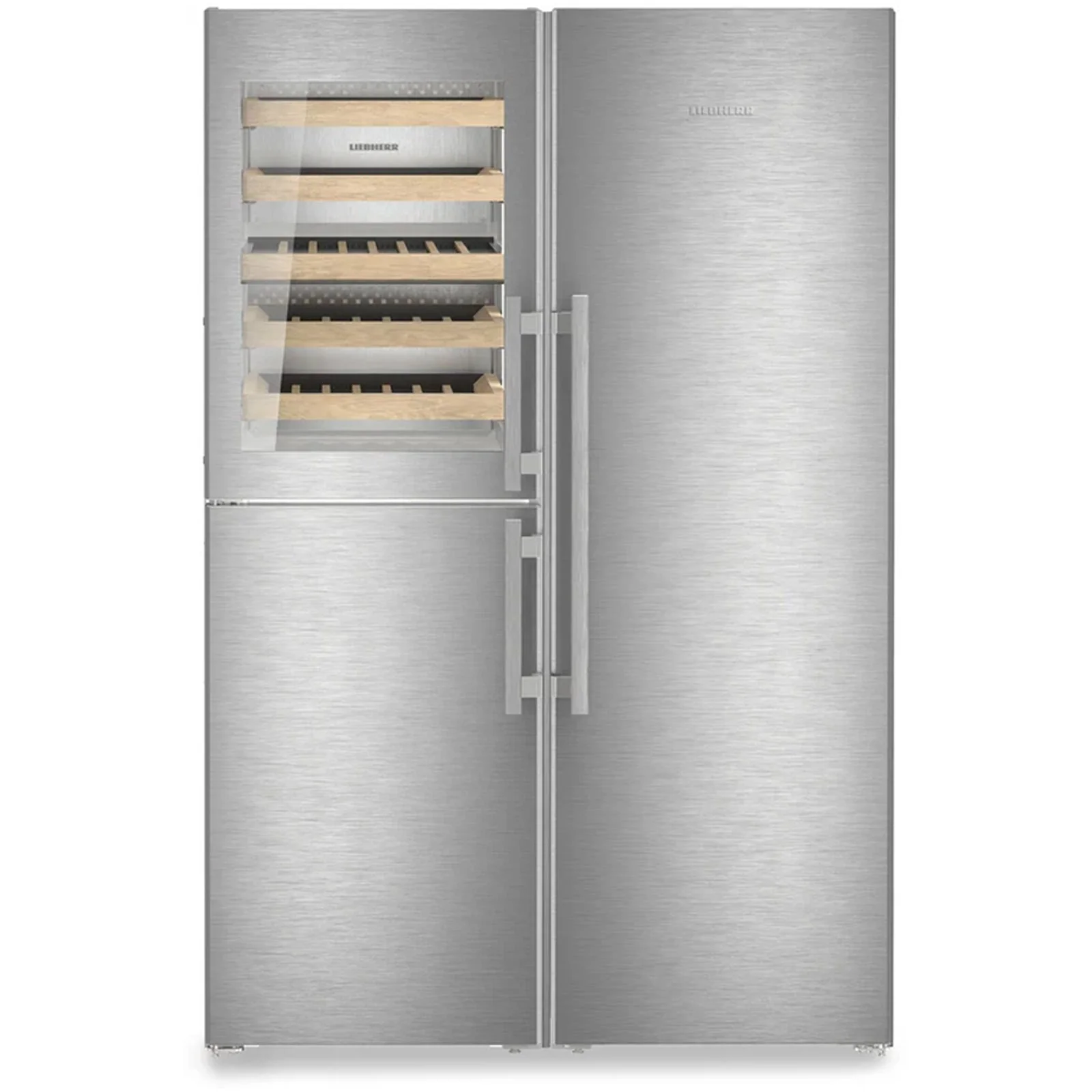 Liebherr Peak XRCST5295 120cm 689L Freestanding No Frost Side by Side Fridge Freezer Stainless Steel - Image 3