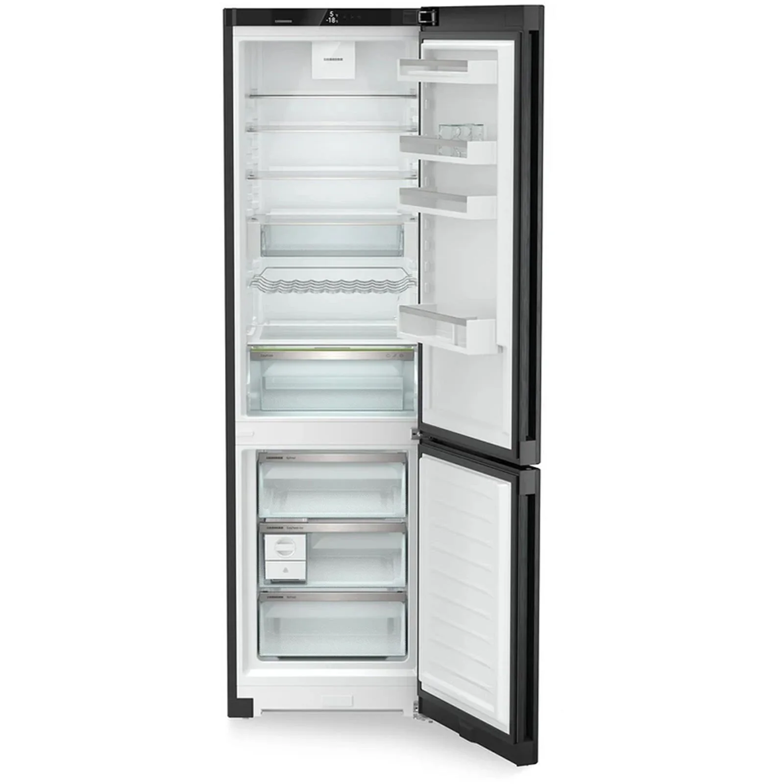 Liebherr Plus CNBDA5723 60cm Easy Fresh No Frost Fridge Freezer Black - Image 4