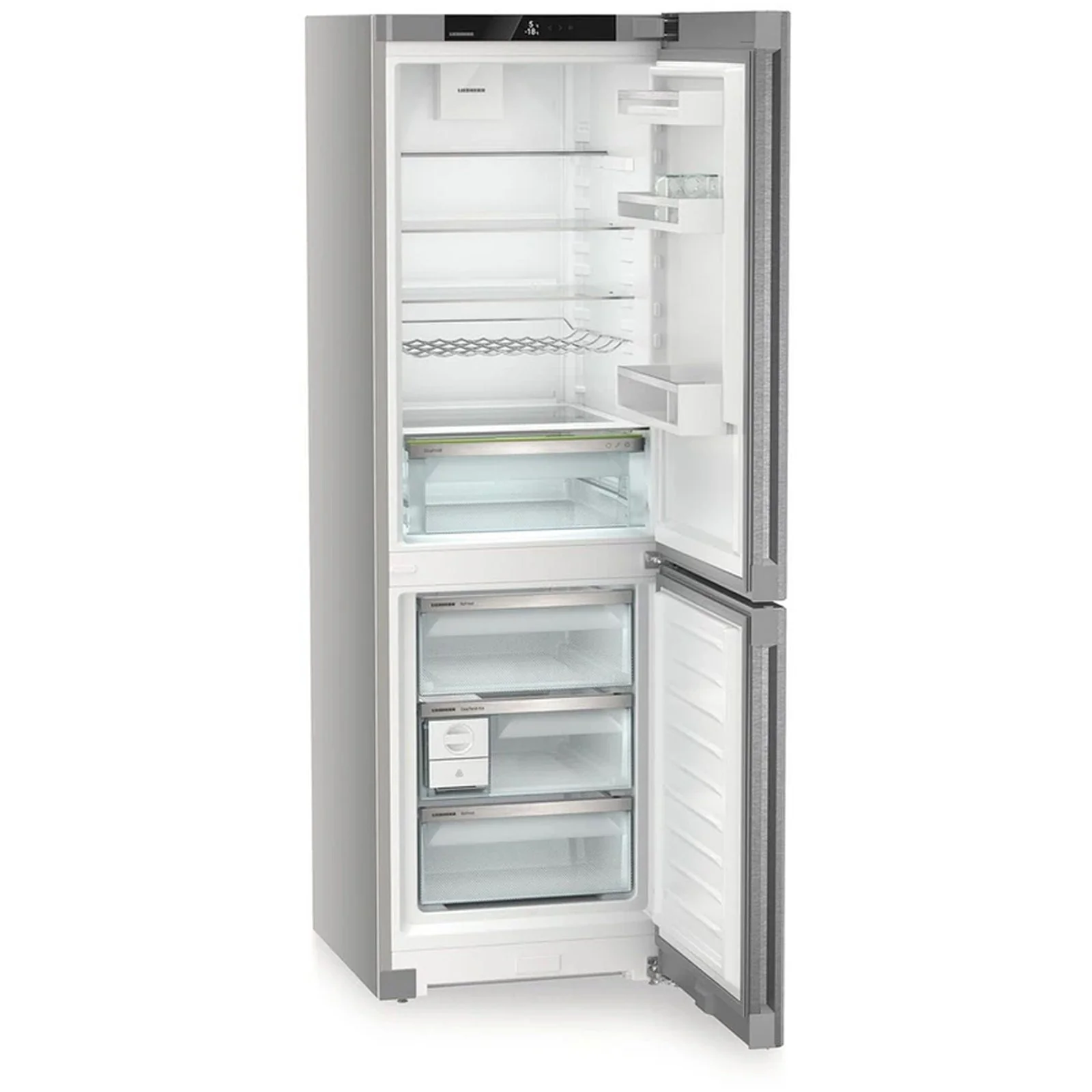 Liebherr Plus CNSDB5223 60cm No Frost Freestanding 70/30 Fridge Freezer Stainless Steel - Image 10