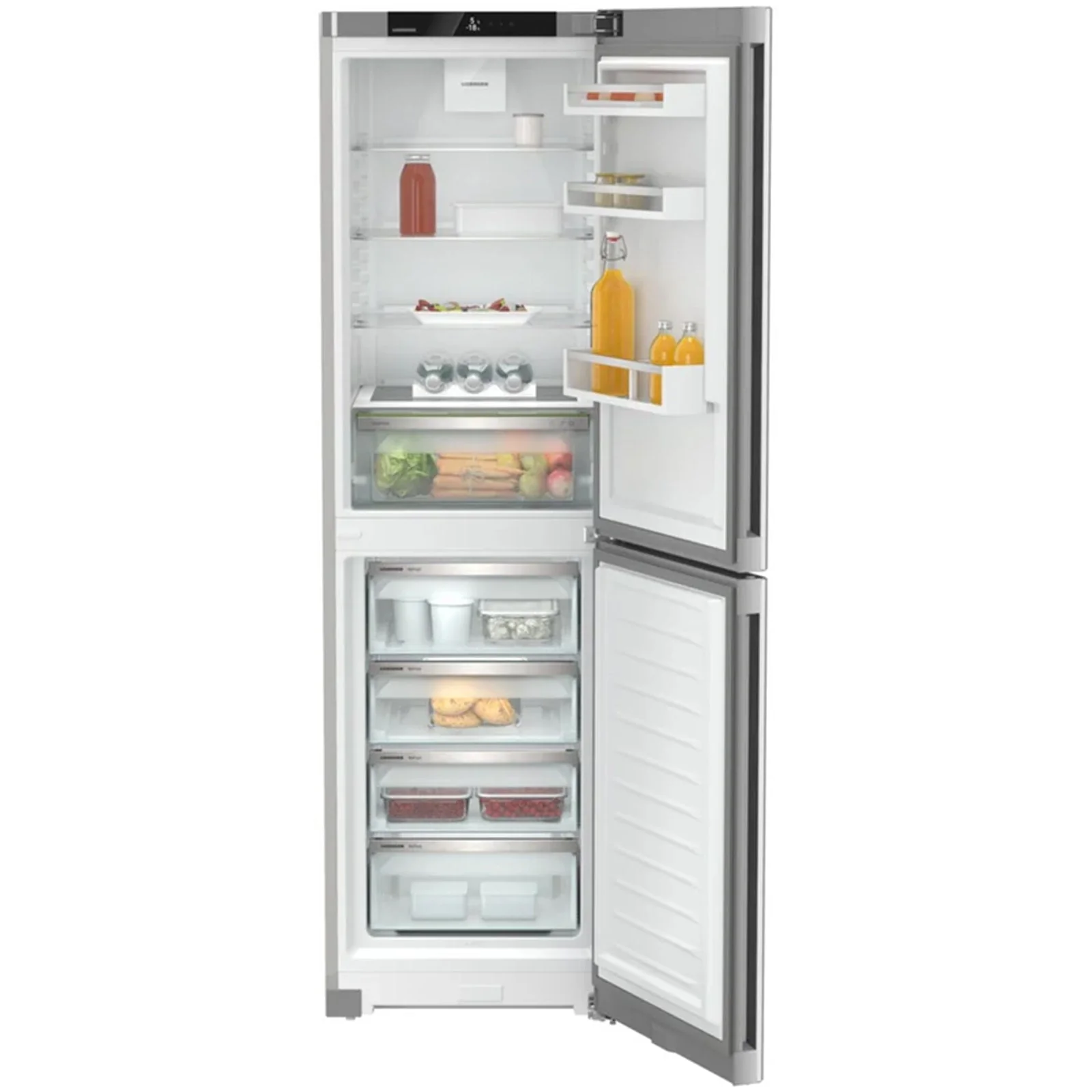 Liebherr Plus CNSFD5704 Pure NoFrost Combined fridge-freezers with EasyFresh Silver - Image 4