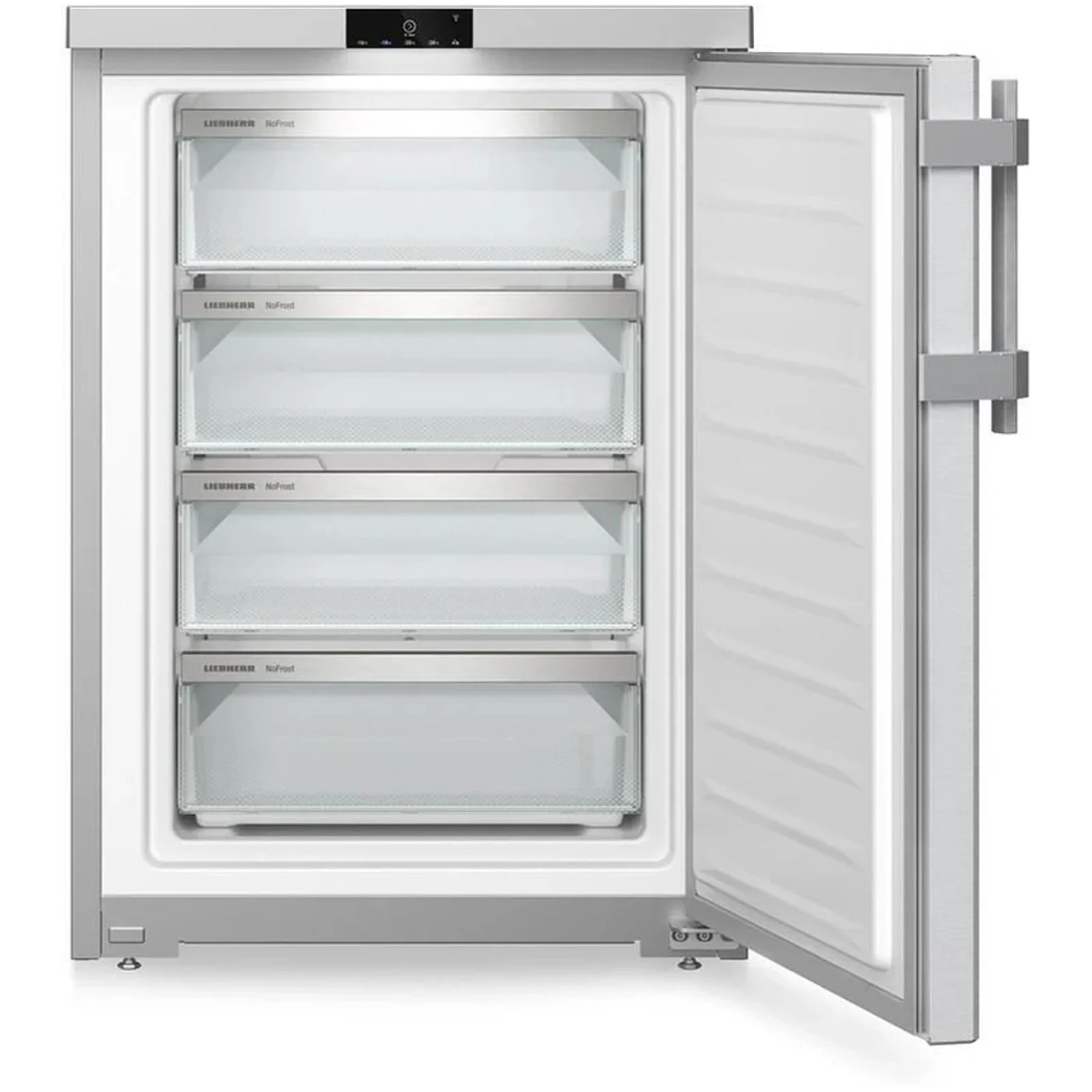 Liebherr Plus FNSDDI1624 60cm No Frost Under Counter Freestanding Freezer Stainless Steel - Image 3
