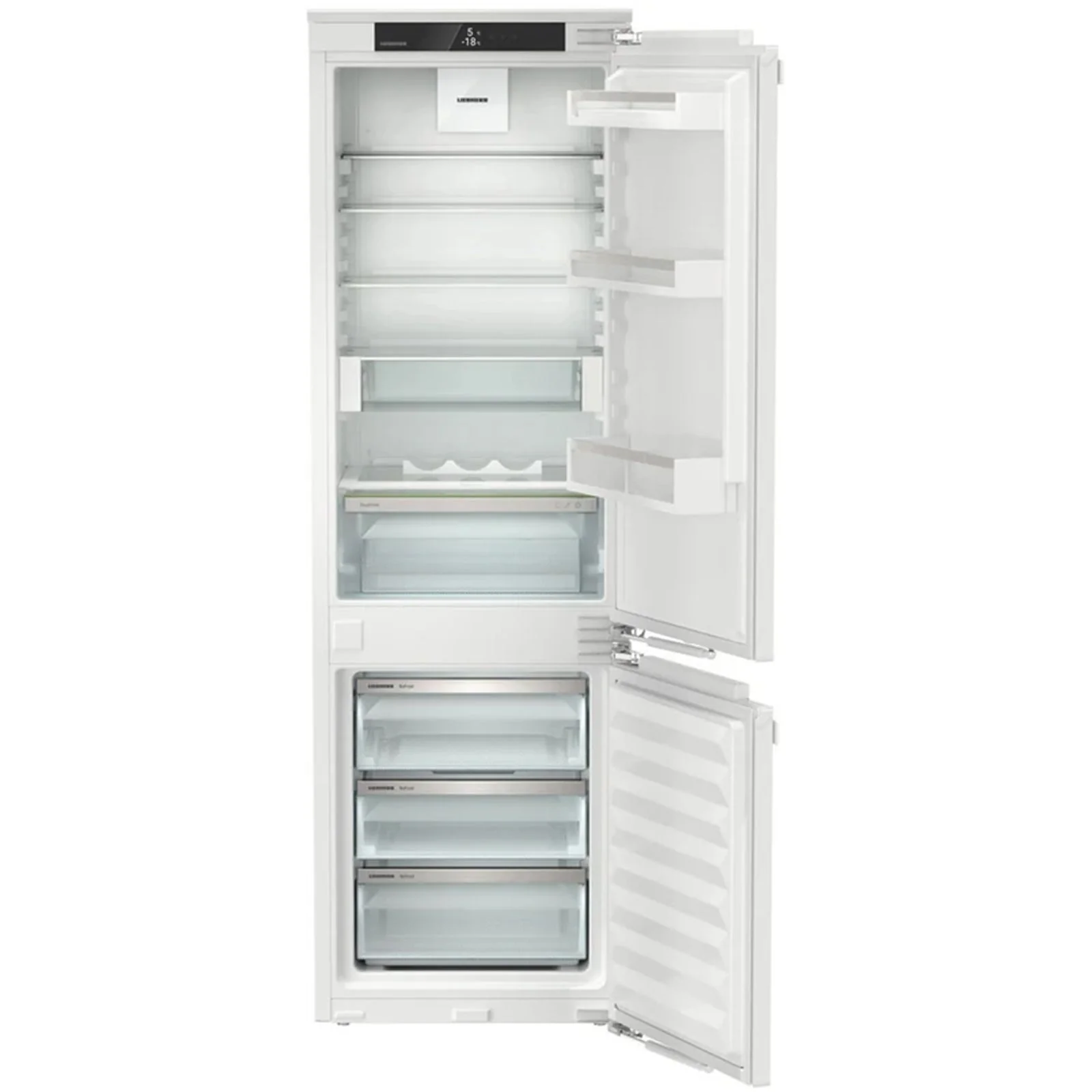 Liebherr Plus ICND5123 178cm Easy Fresh No Frost Built in Fully Integrated Fridge Freezer White - Image 2