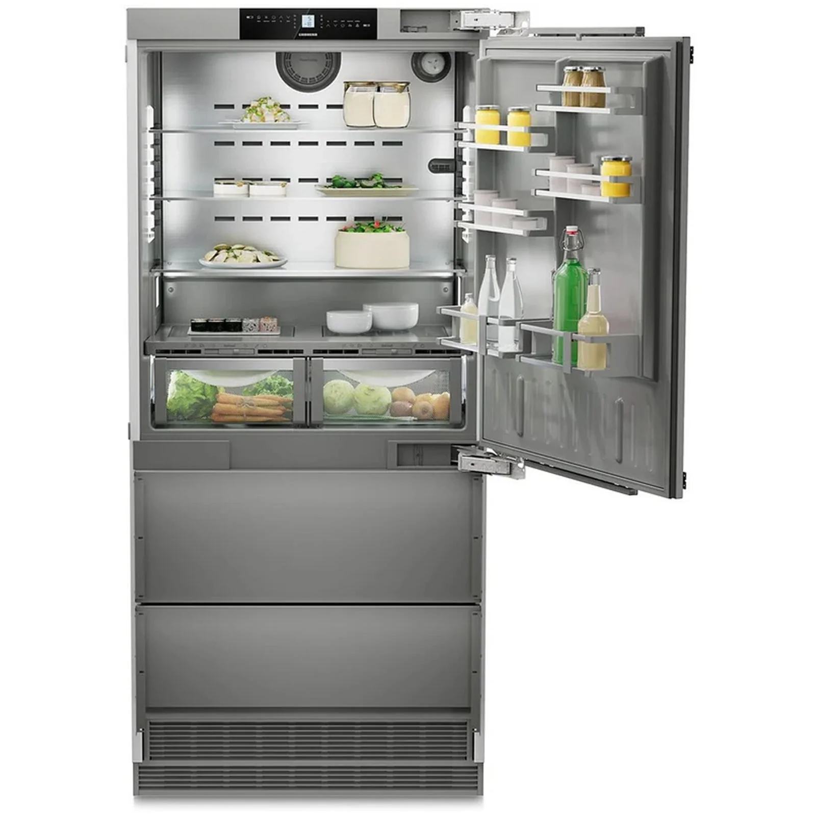 Liebherr Premiumplus ECBNE8870 522L No Frost Bio Fresh Built in Fridge Freezer Stainless Steel - Image 2