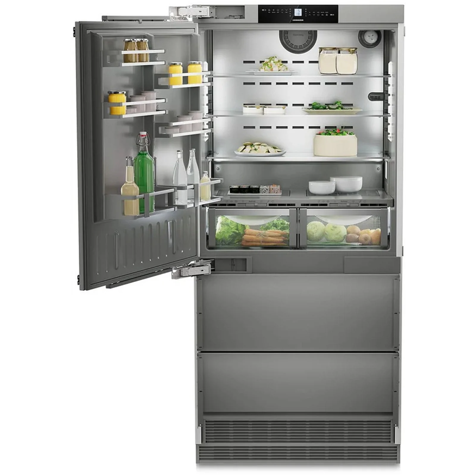 Liebherr Premiumplus ECBNE8871 522L Bio Fresh No Frost Built in Fridge Freezer Stainless Steel - Image 2