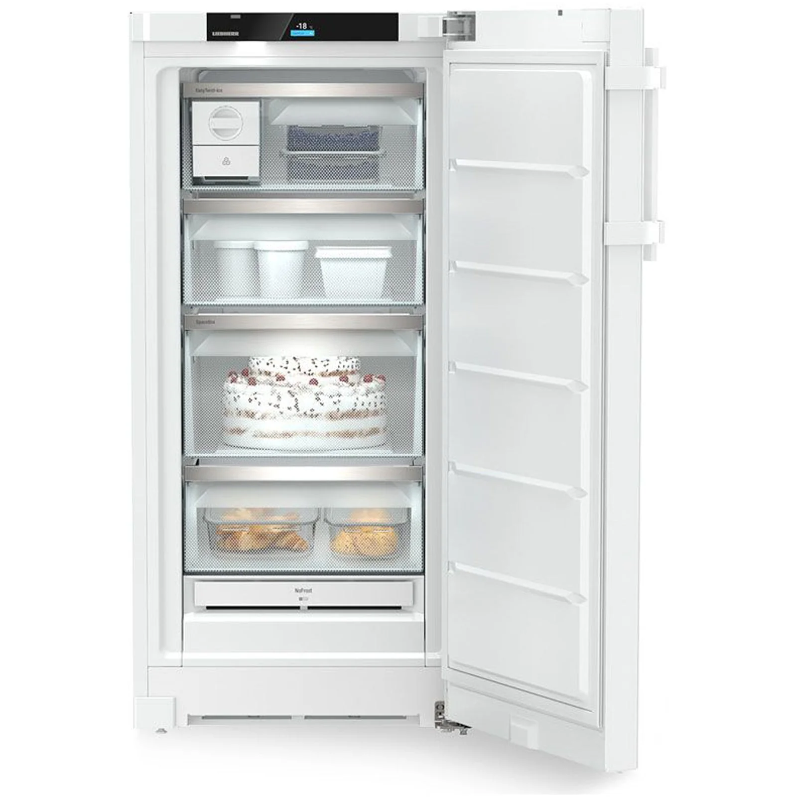 Liebherr Prime FNB425I 60cm 160L Frost Free Freestanding Upright Tall Freezer White - Image 7