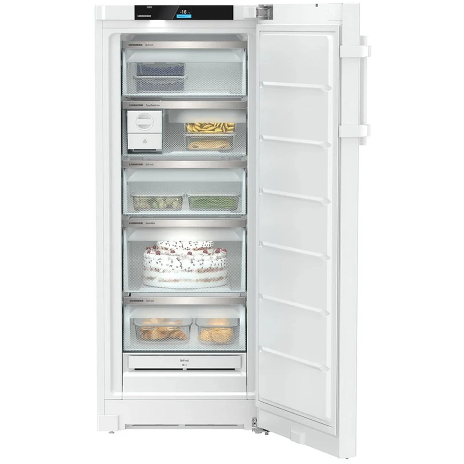 Liebherr Prime FNB465I 199L 145.5x60cm No Frost Upright Tall Freestanding Freezer White - Image 2