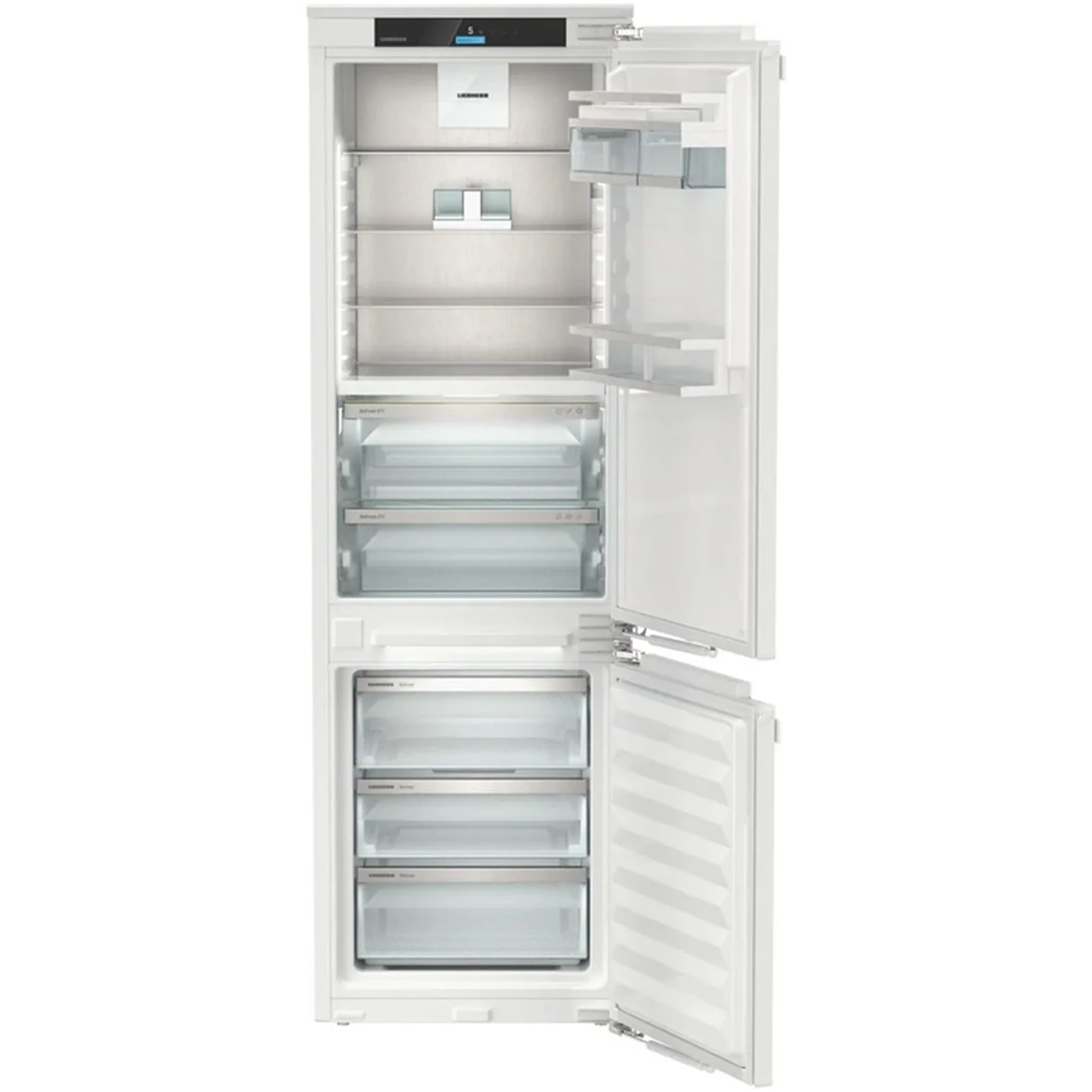 Liebherr Prime ICBNCI5153 178cm 245L Bio Fresh No Frost Built in Fully Integrated Fridge Freezer White - Image 3