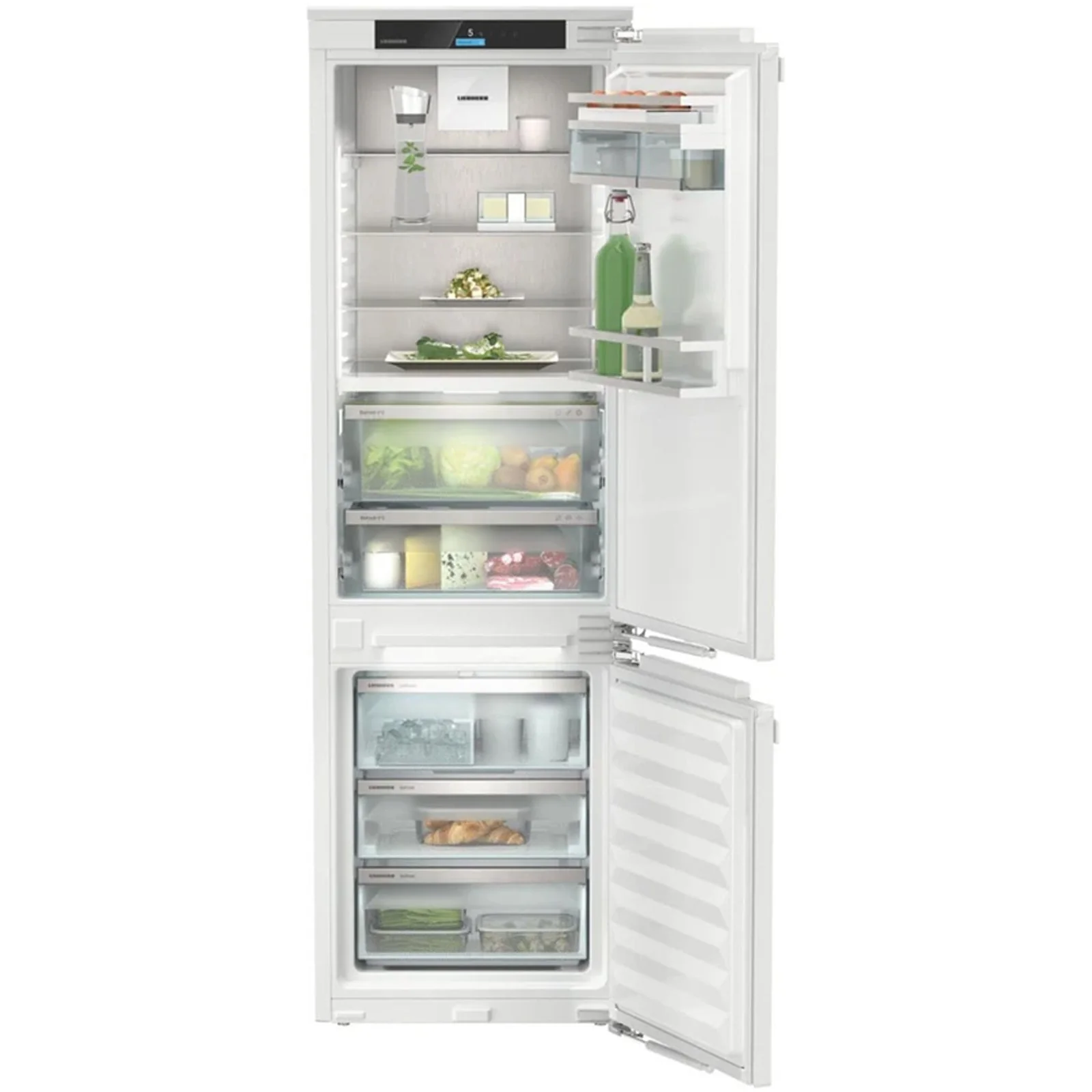 Liebherr Prime ICBNDI5163 178cm 246L Bio Fresh No Frost Fully Integrated Fridge Freezer White - Image 2