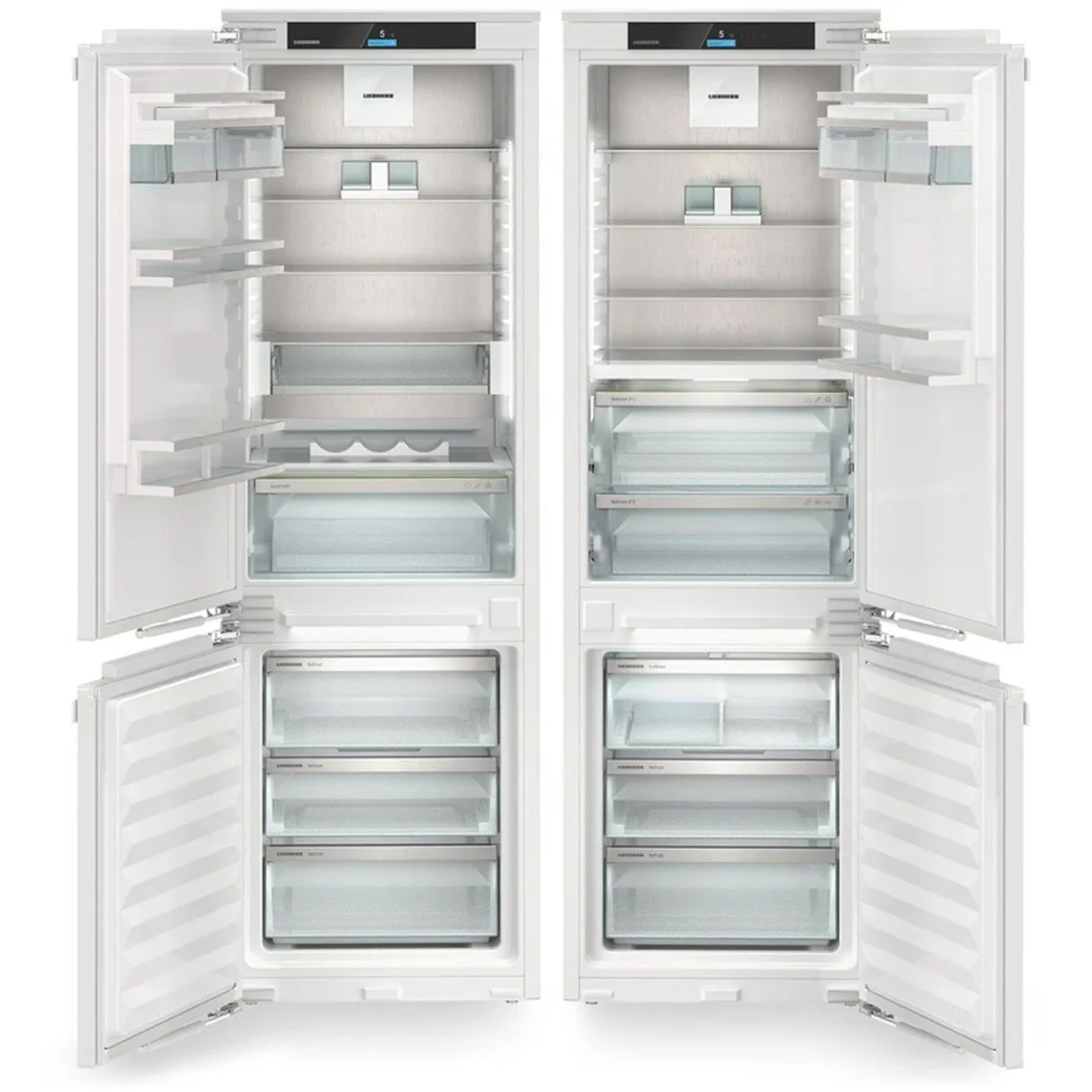 Liebherr Prime IXCC5165 178cm 500L Bio Fresh No Frost Built in Side by Side Fridge Freeze