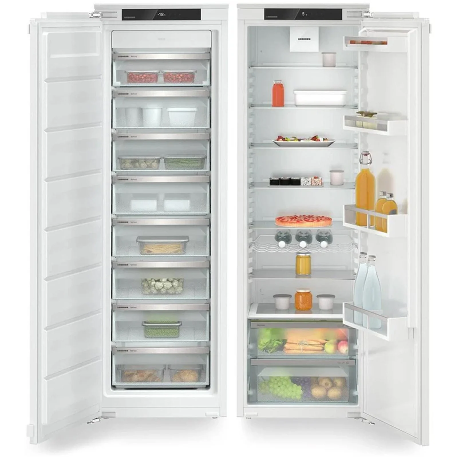 Liebherr Prime IXRF5100 178cm 522L No Frost Built in Side by Side Fridge Freezer - Image 2