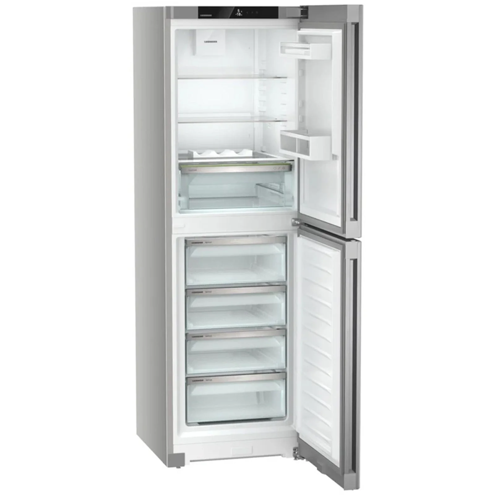 Liebherr Pure CNSFD5204 60cm 319L No Frost 50/50 Fridge Freezer Silver - Image 6