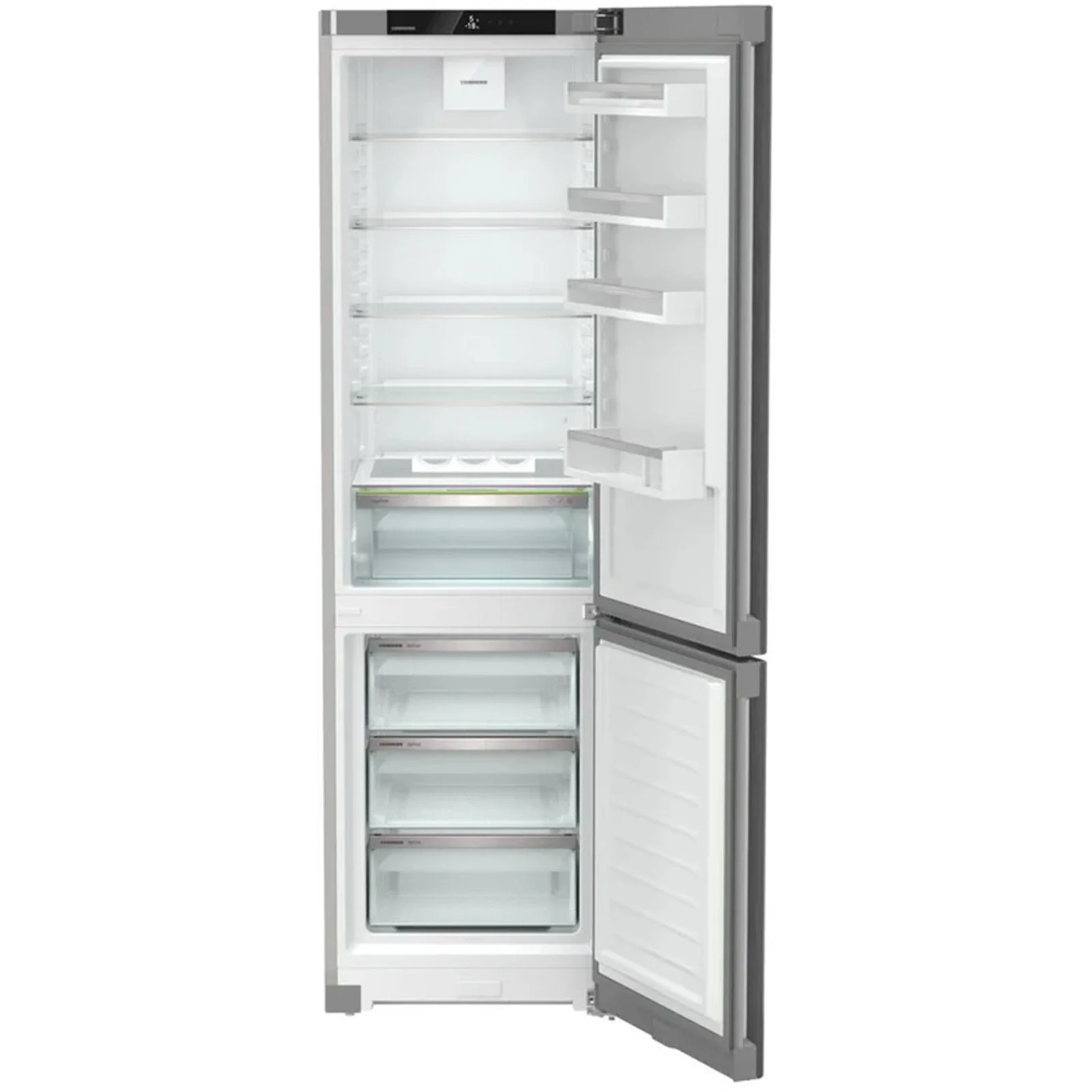 Liebherr Pure CNSFD5703 60cm 369L No Frost Fridge Freezer Silver - Image 6