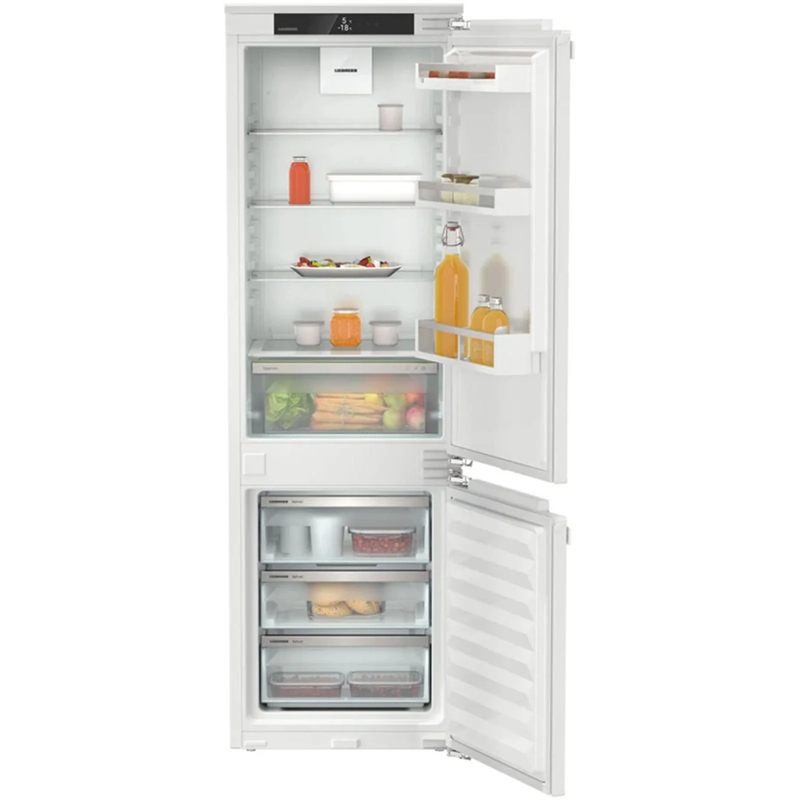 Liebherr Pure ICNC5103 Fully Integrated fridge-freezer with EasyFresh and NoFrost - Image 2