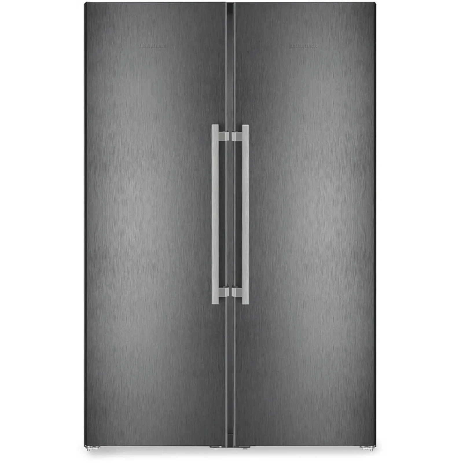 Liebherr XRFBS5295 665L No Frost Freestanding Side by Side Fridge Freezer with Ice Maker in Black Steel