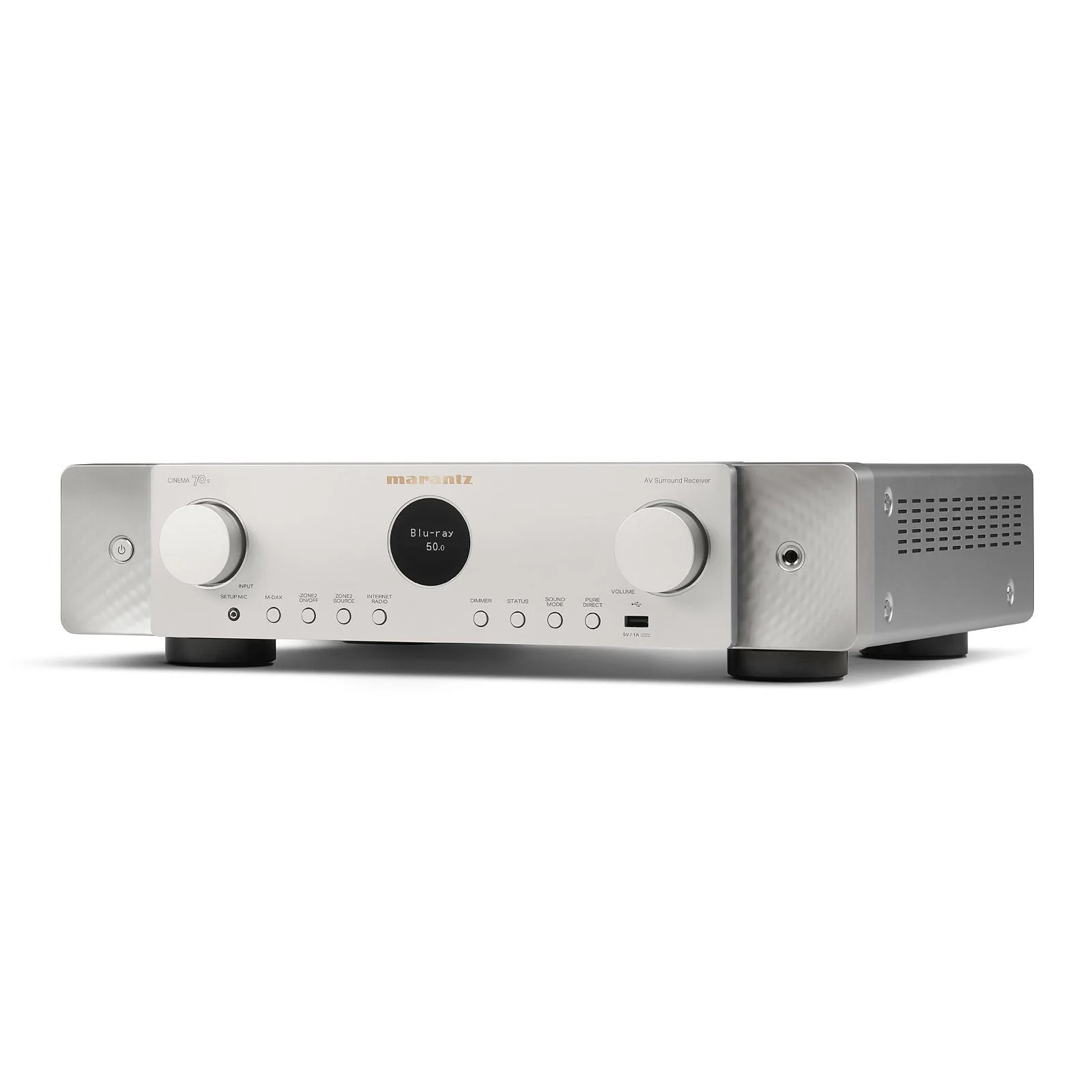 Marantz CINEMA 70s 7.2 Channel AV Receiver Silver with Monitor Audio Bronze 50 7G 5.1 Speaker Package White White - Image 10
