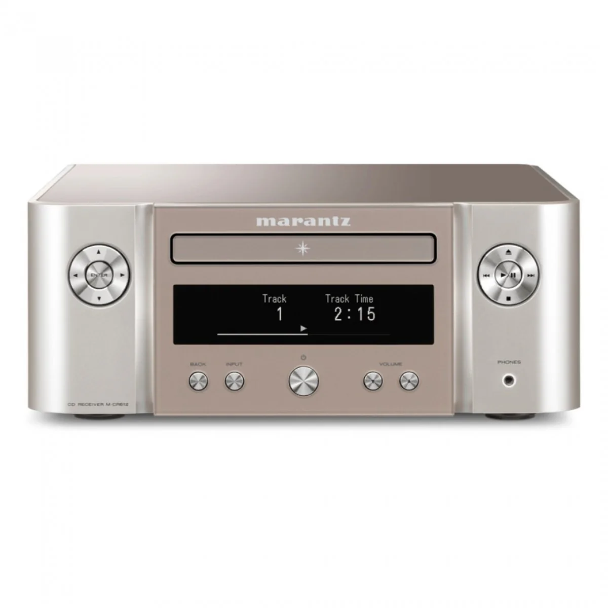 Marantz Melody X MCR612 Hifi Network System Silver with Bowers & Wilkins 607 S3 White Speakers - Image 2