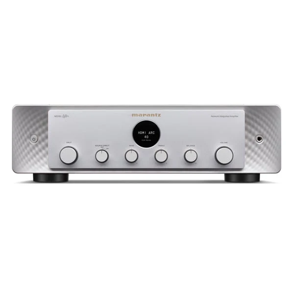Marantz MODEL 40n Integrated Stereo Amplifier with Streaming Built In Silver Gold