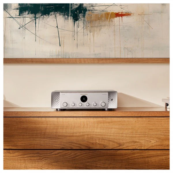 Marantz Model 50 Integrated Stereo Amplifier Silver Gold - Image 3