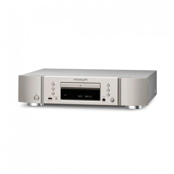Marantz PM6007 Integrated Amp & CD6007 CD Player Silver with Bowers & Wilkins 606 S3 Speakers White - Image 5