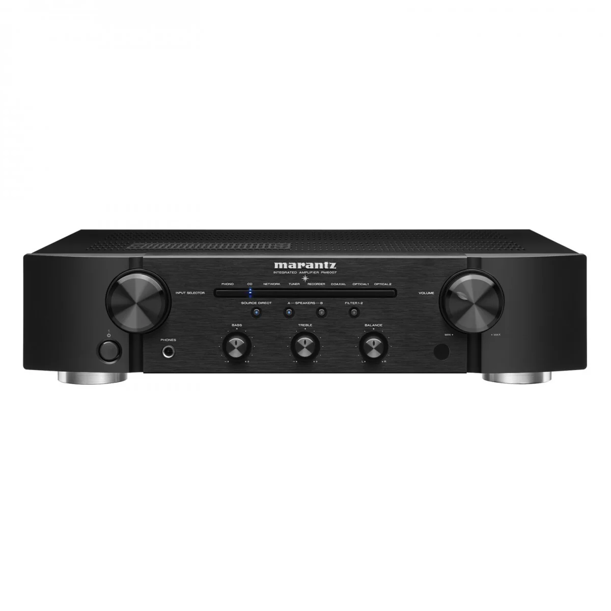 Marantz PM6007 Integrated Amplifier with Bowers and Wilkins 606 S3 Bookshelf Speakers Pair Black HiFi Package - Image 2