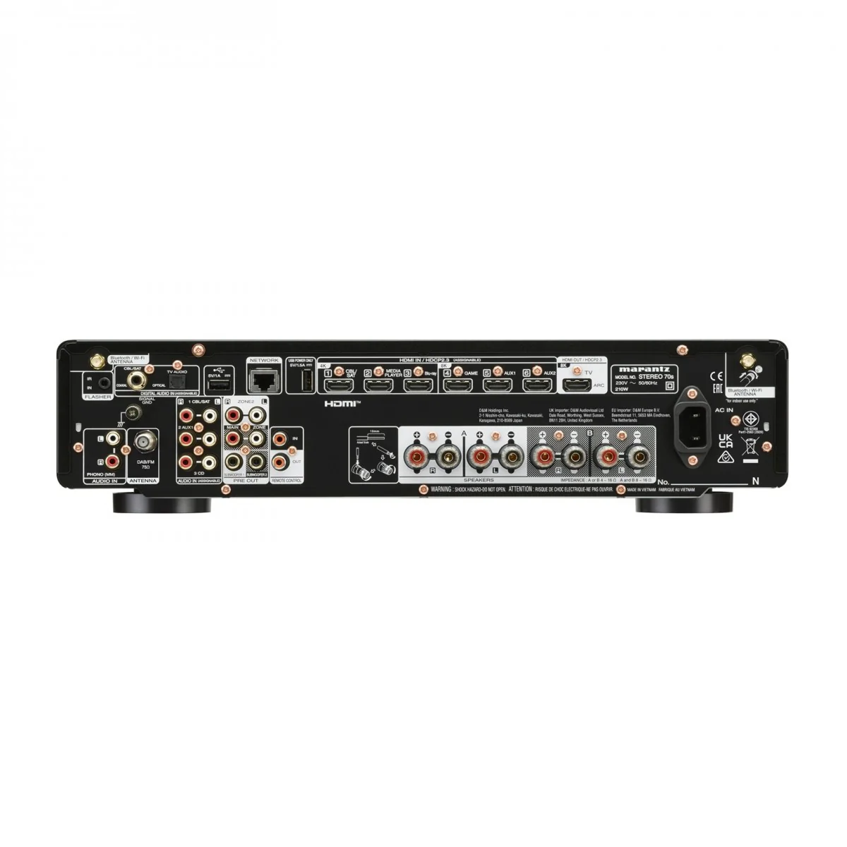 Marantz Stereo 70s Slimline Network Stereo Receiver Black - Image 4