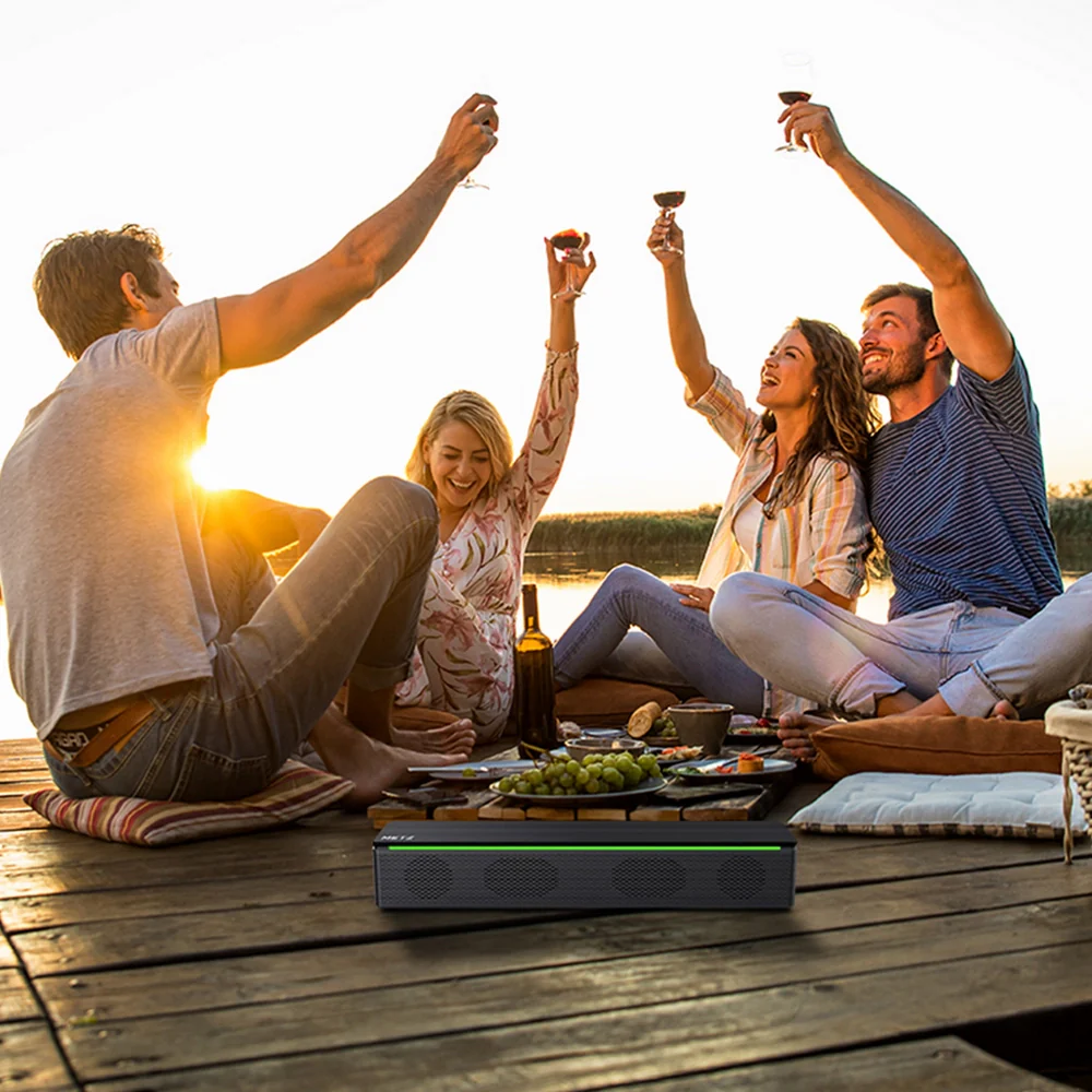 METZ MEBS60 Wireless Portable Bluetooth Speaker - Black - Image 9