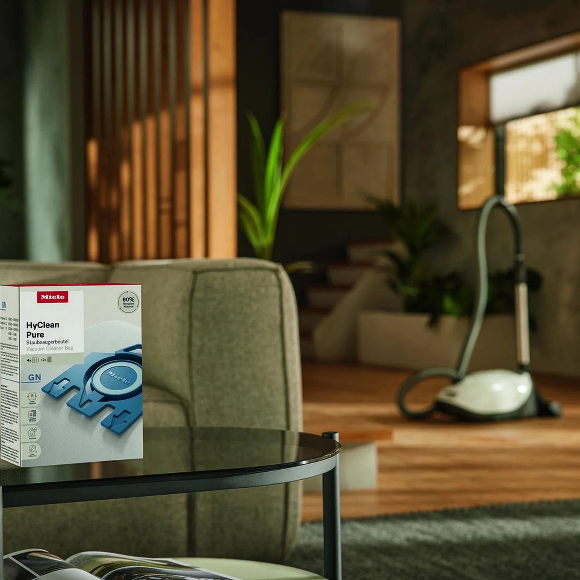 Miele GN HyClean Pure Vacuum Cleaner Bags - Pack of 4 - Image 7