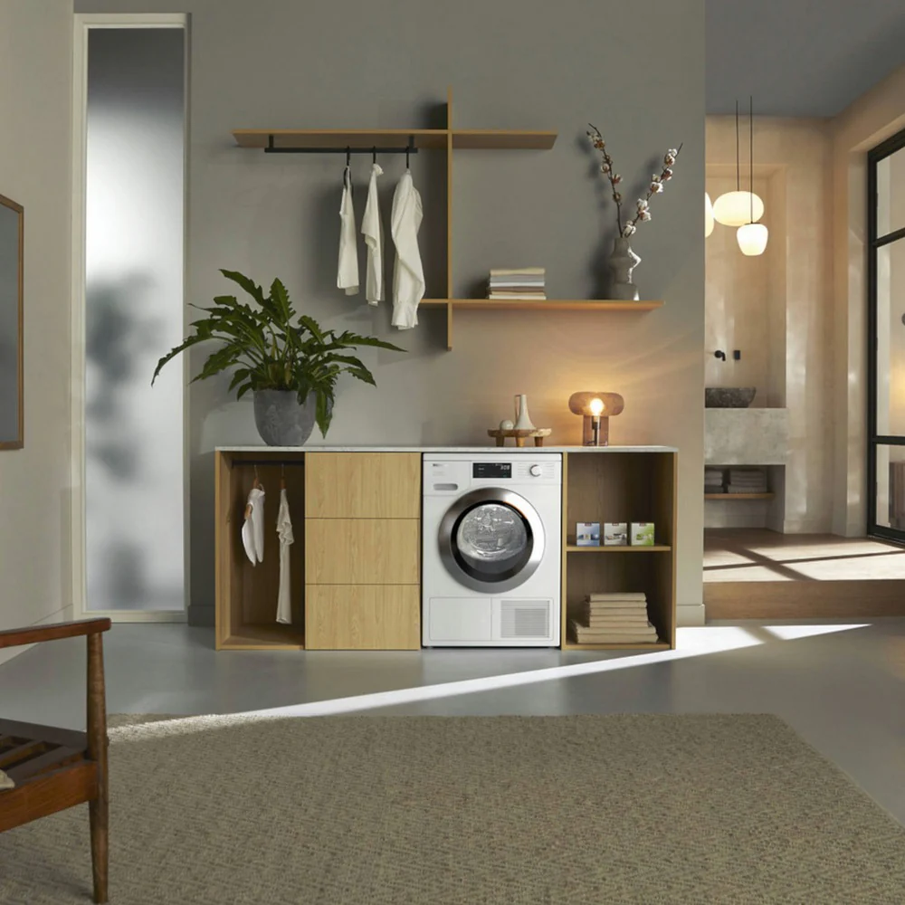Miele TEH785 WP 9kg EcoSpeed Heat Pump Tumble Dryer White - Image 7