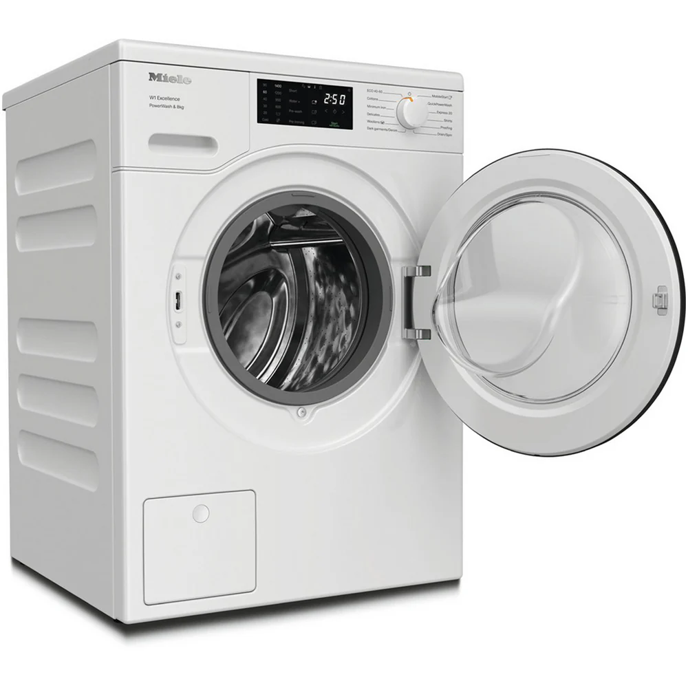 Miele WEB365 WCS PowerWash 8kg 1400 Spin Freestanding Washing Machine Lotus White - Image 3