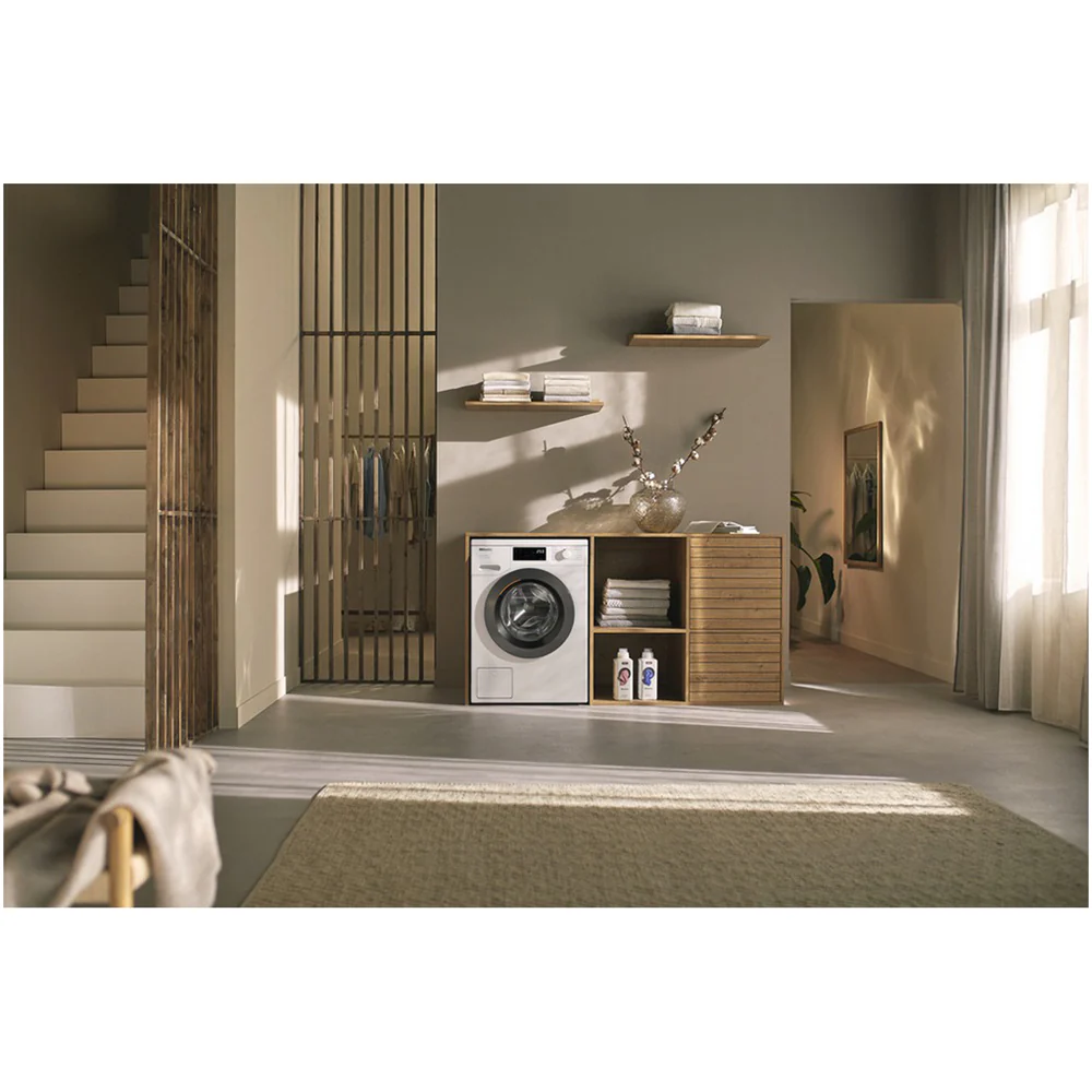 Miele WEB365 WCS PowerWash 8kg 1400 Spin Freestanding Washing Machine Lotus White - Image 8