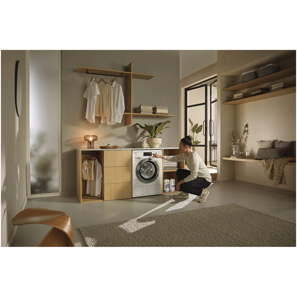 Miele WEG885 WCS 9kg 1400 Spin PowerWash & SteamCare Washing Machine Lotus White - Image 7