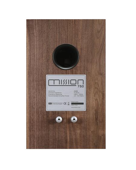 Mission 750 Bookshelf Speakers Pair Walnut - Image 4