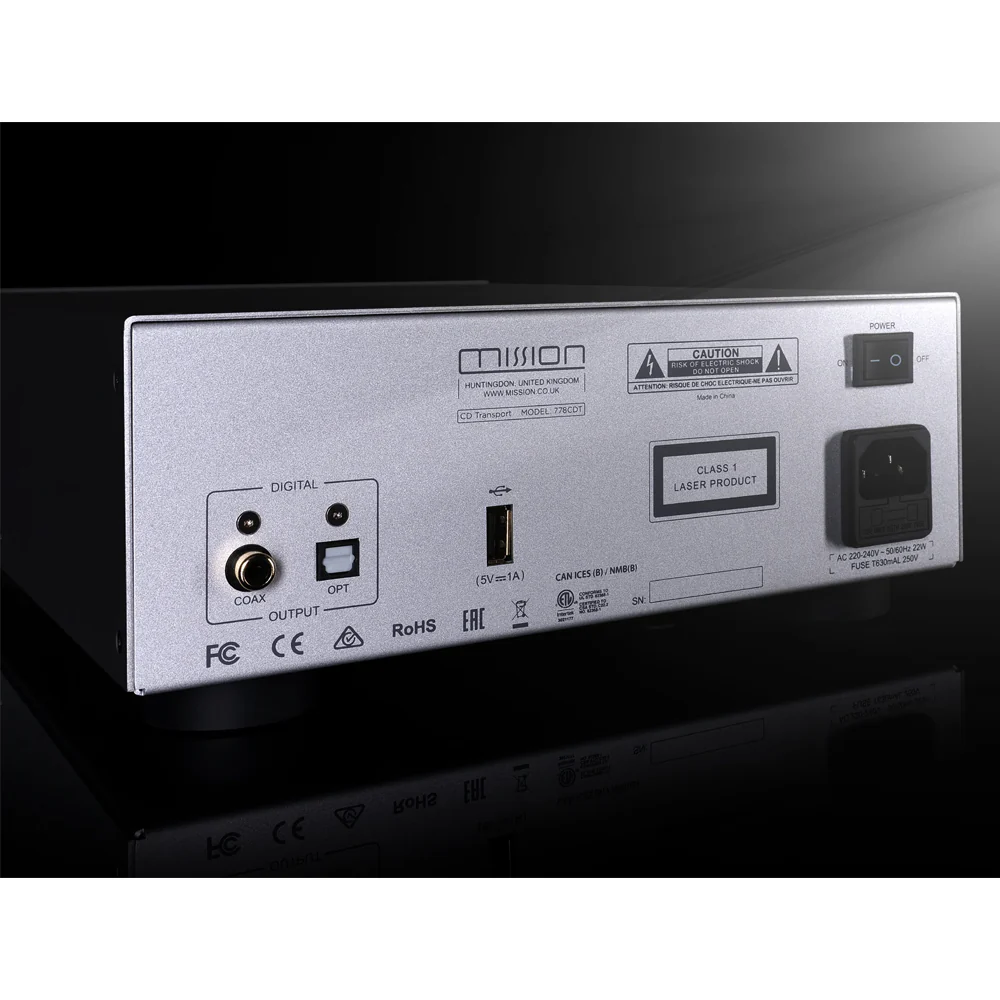 Mission 778CDT CD Transport – Silver - Image 8