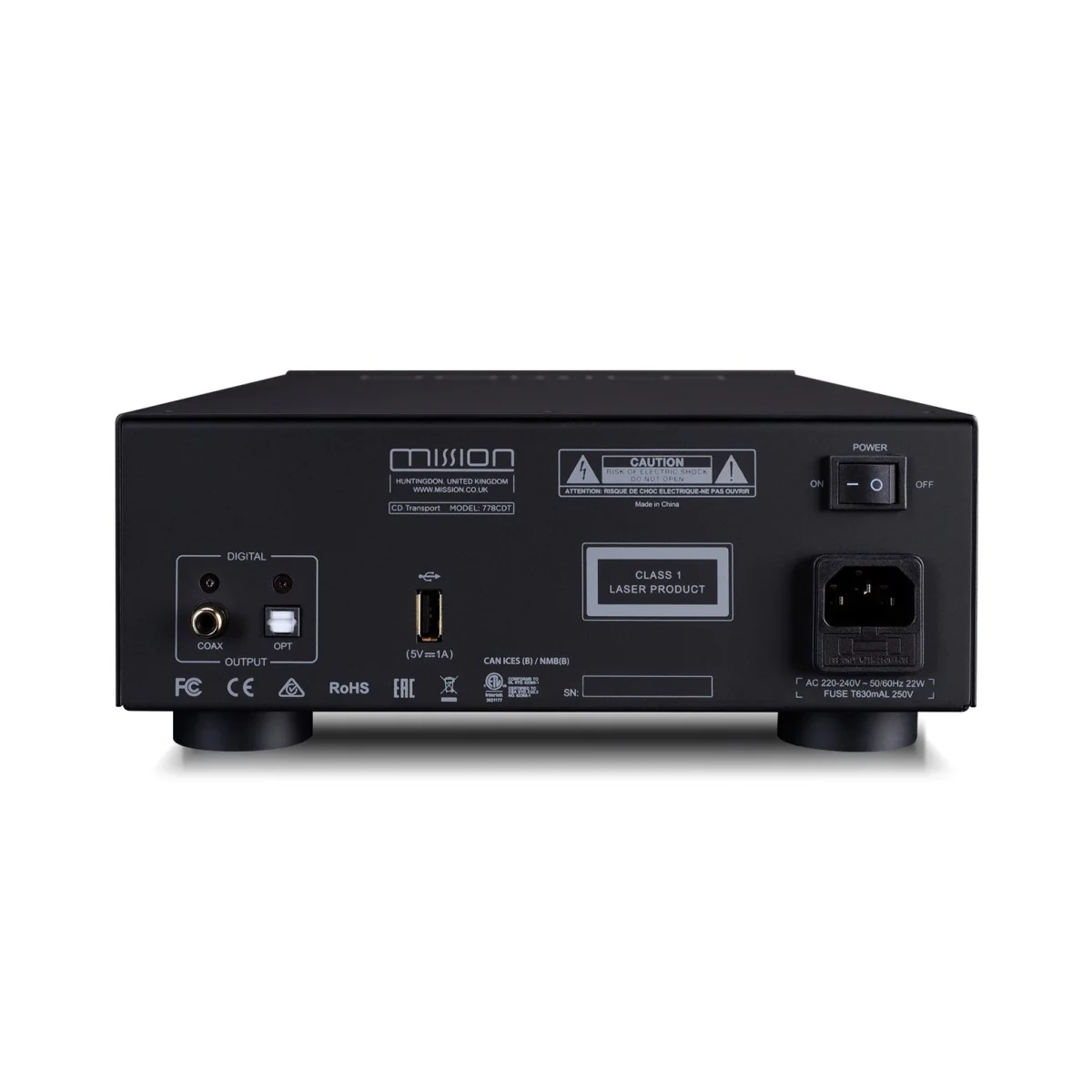 Mission 778S Network Music Streamer and 778CDT CD Transport Hi-Fi Bundle - Black - Image 6