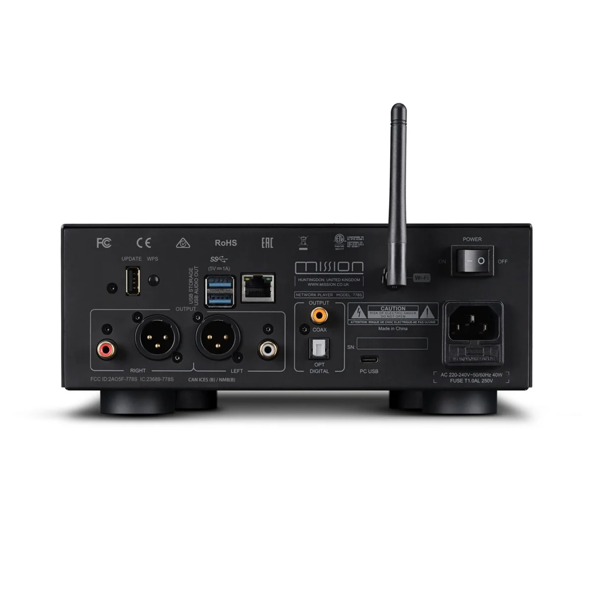 Mission 778S Network Music Streamer and 778CDT CD Transport Hi-Fi Bundle - Black - Image 7