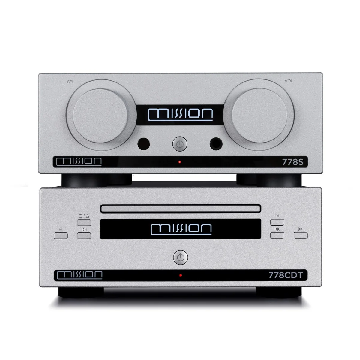 Mission 778S Network Music Streamer and 778CDT CD Transport Hi-Fi Bundle - Silver