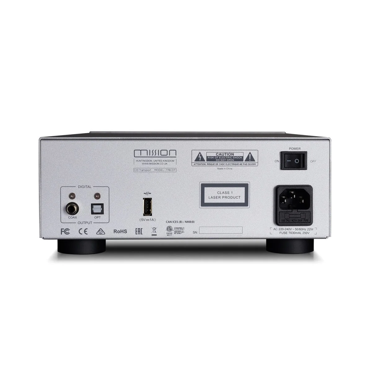Mission 778S Network Music Streamer and 778CDT CD Transport Hi-Fi Bundle - Silver - Image 2