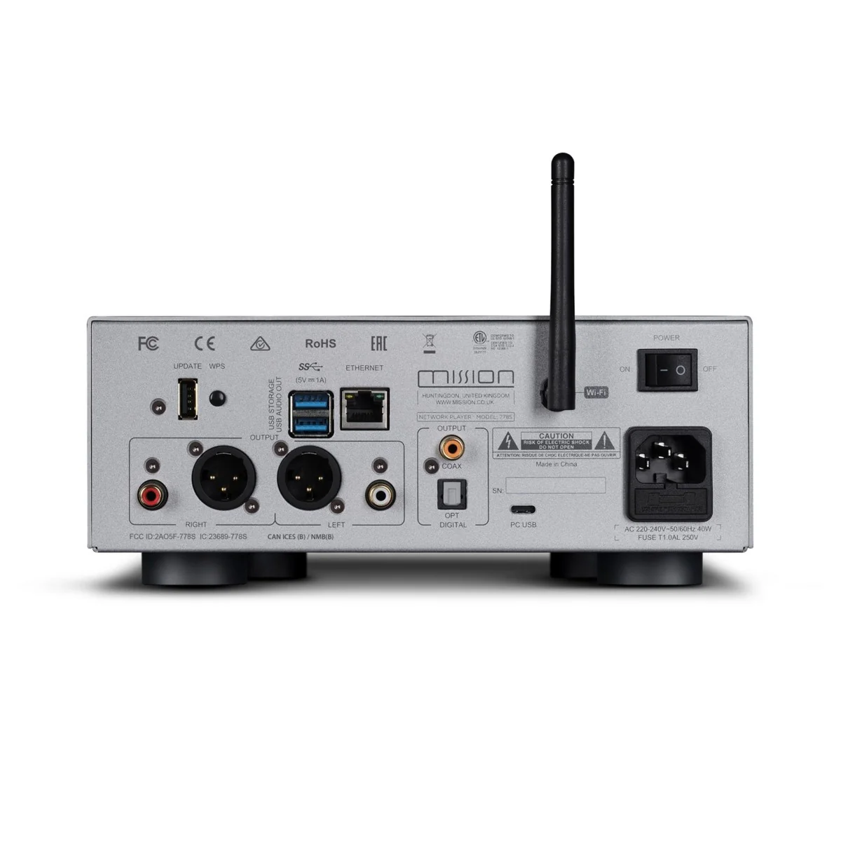 Mission 778S Network Music Streamer and 778CDT CD Transport Hi-Fi Bundle - Silver - Image 7